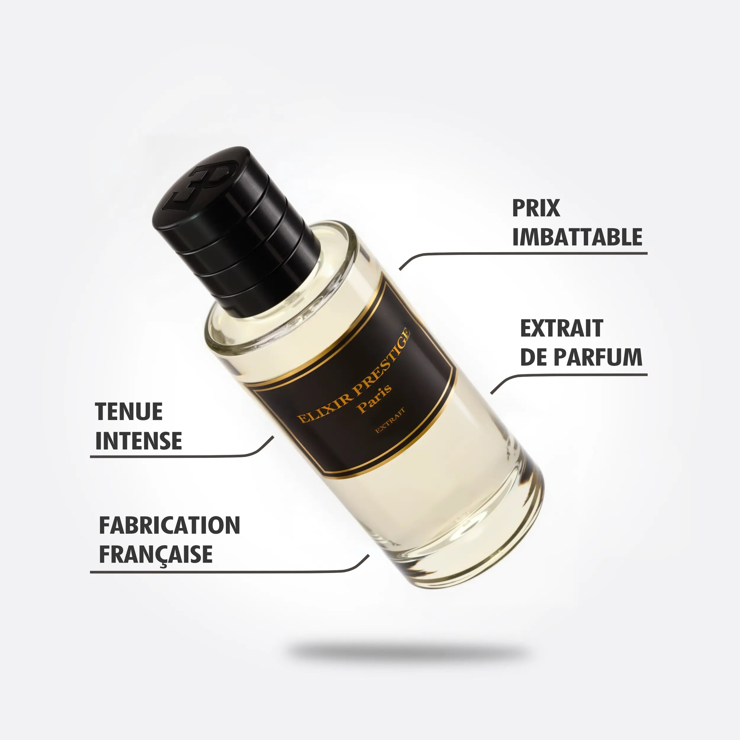 Avantages du parfum Elixir Prestige Paris, prix imbattable et tenue prolongée