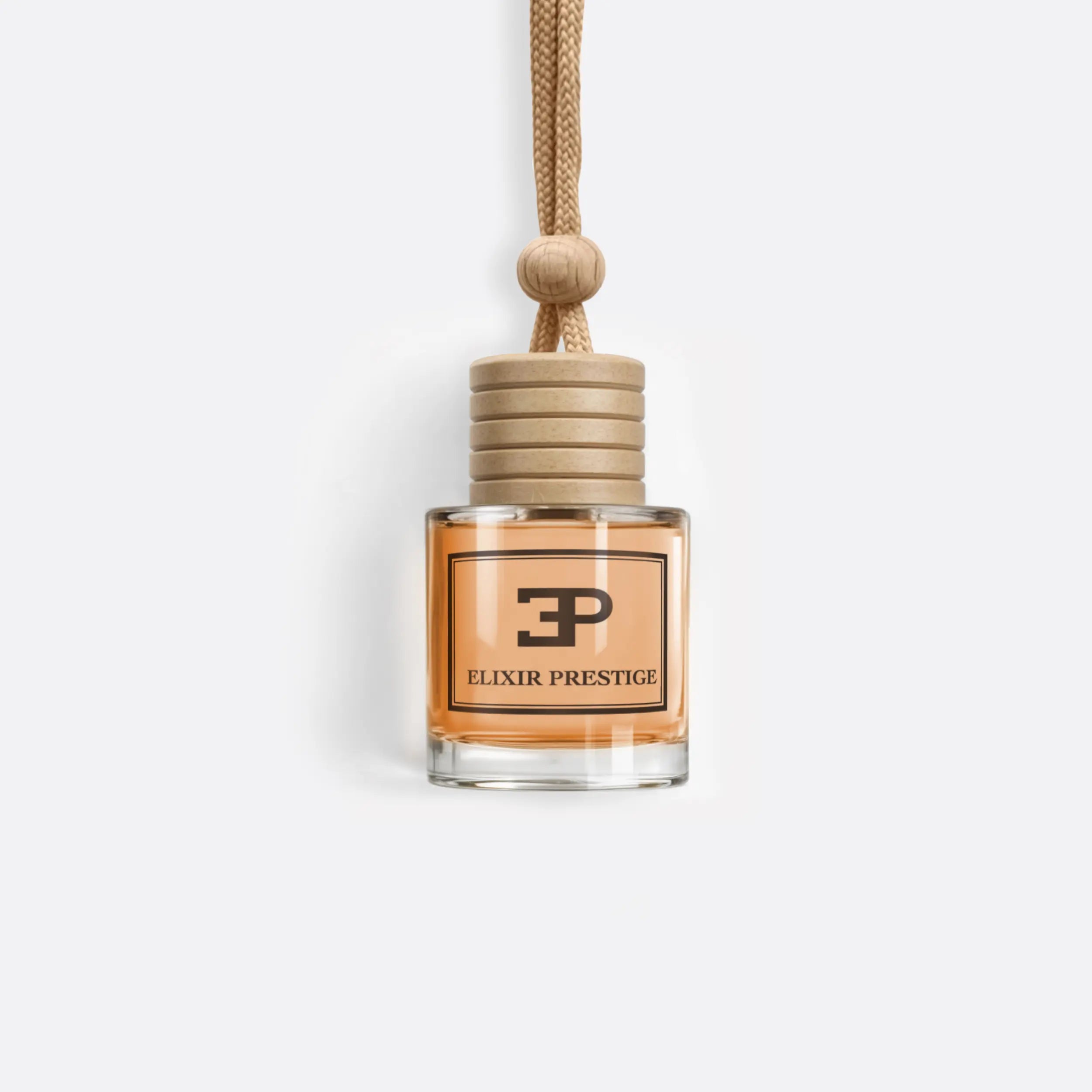 Flacon suspendu avec cordon du parfum Musc Mango d'Elixir Prestige