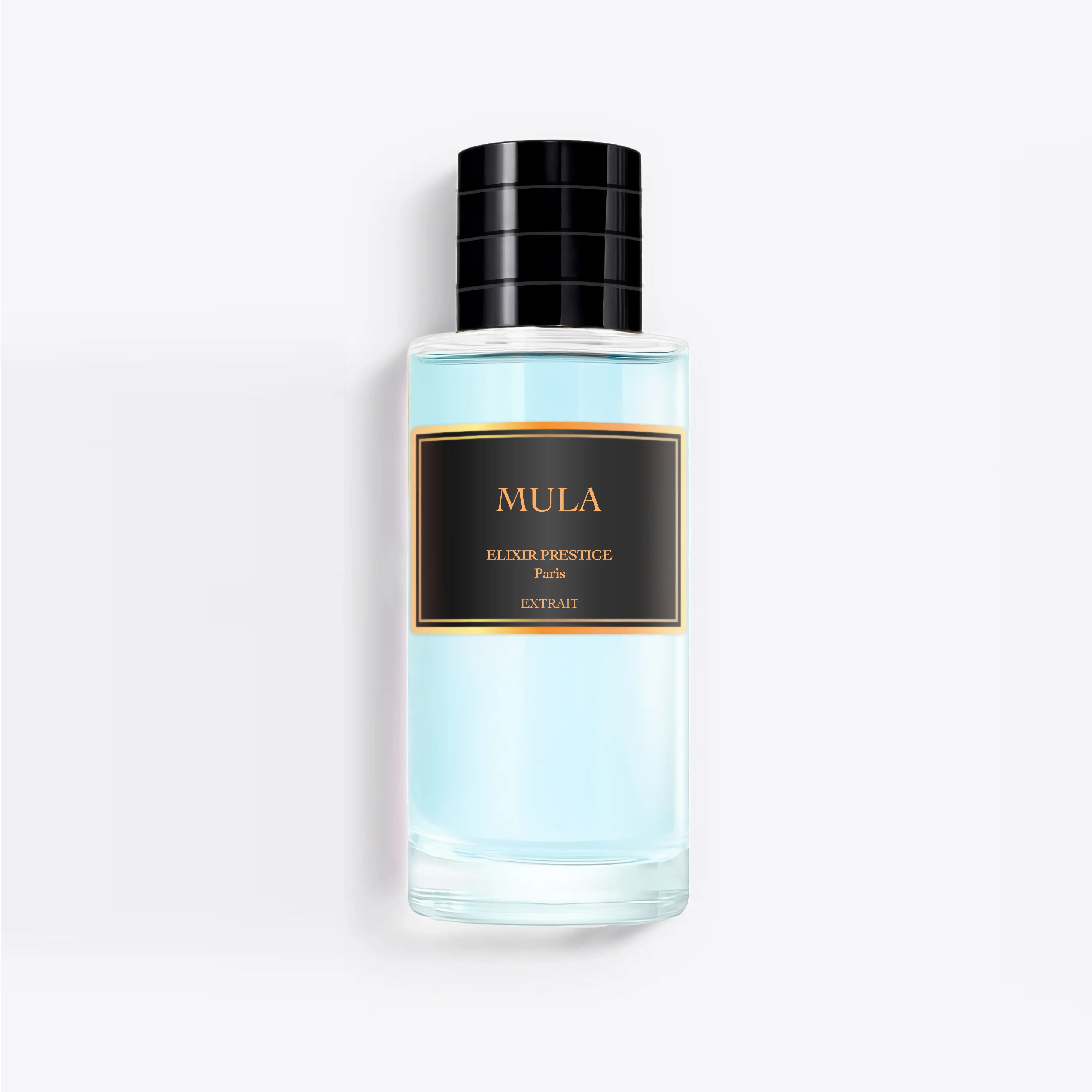Flacon de Fragrance Oud Mula avec design élégant et sillage intense